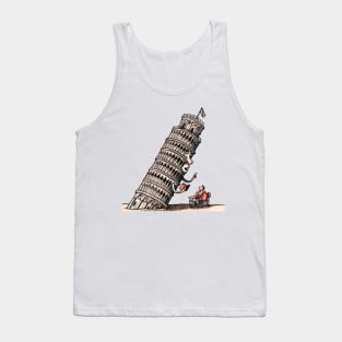 Italian Lessons from the Tower of Pisa Tank Top